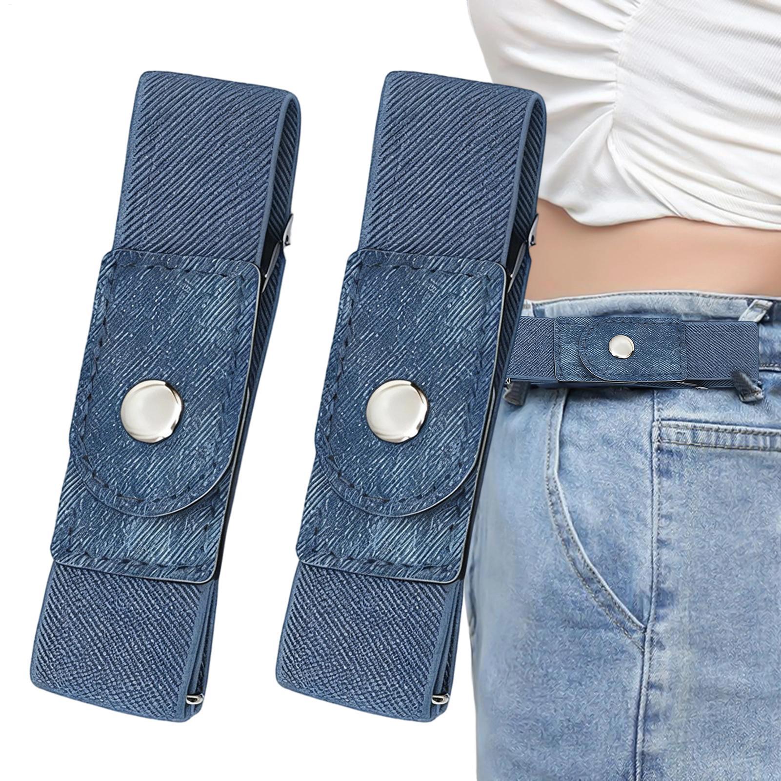 Men'S Formal Wear Belt - 1 Para Elastycznych Pasków Bez Klamry