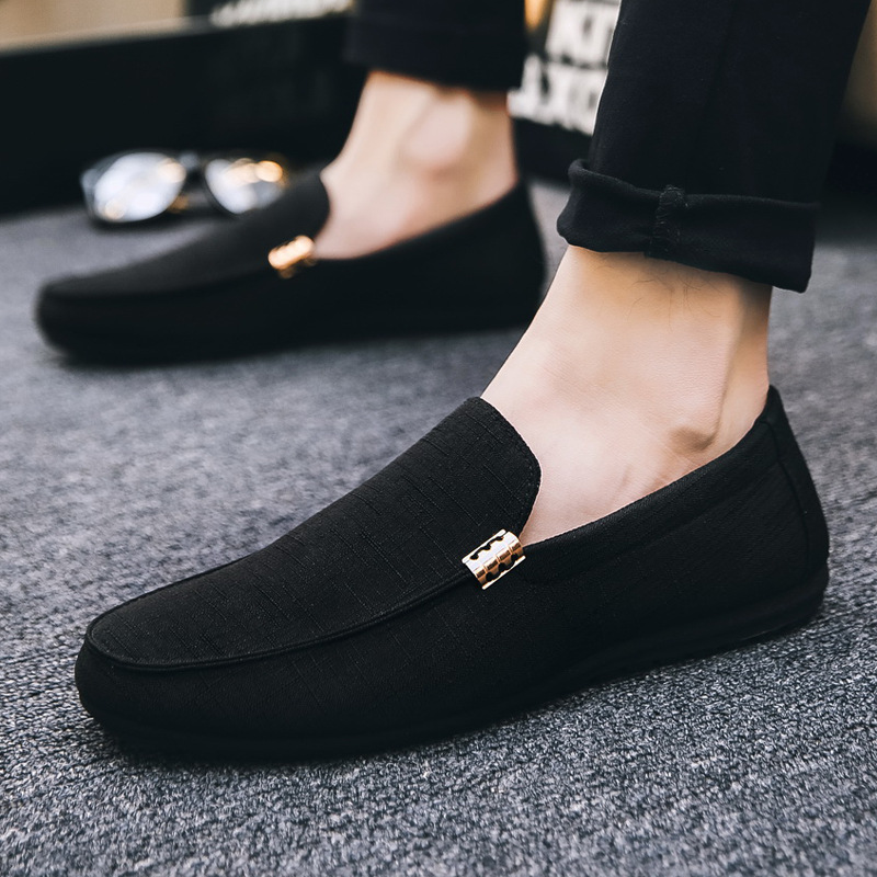 Men Formal Wear Dress - Męskie buty codzienne Płócienne wsuwane modne