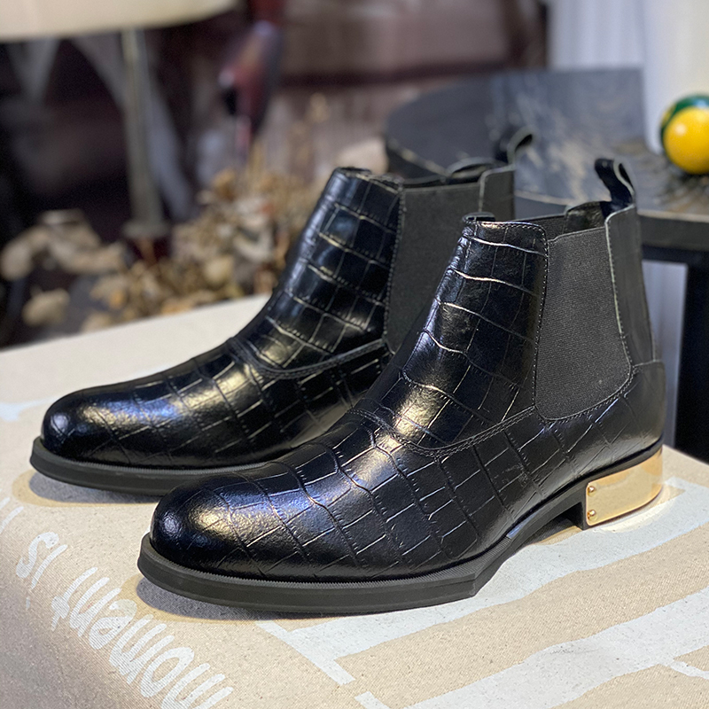 Men'S Formal Style - Męskie buty w stylu brytyjskim, czarne,