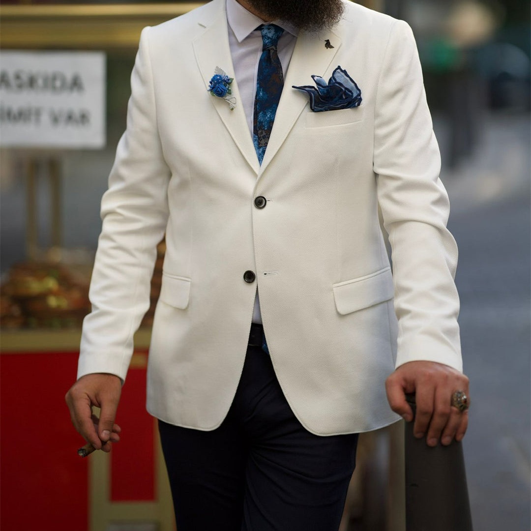 Eleganckie męskie garnitury w  – Men'S Formal Wear Not Suit recenzja i cena