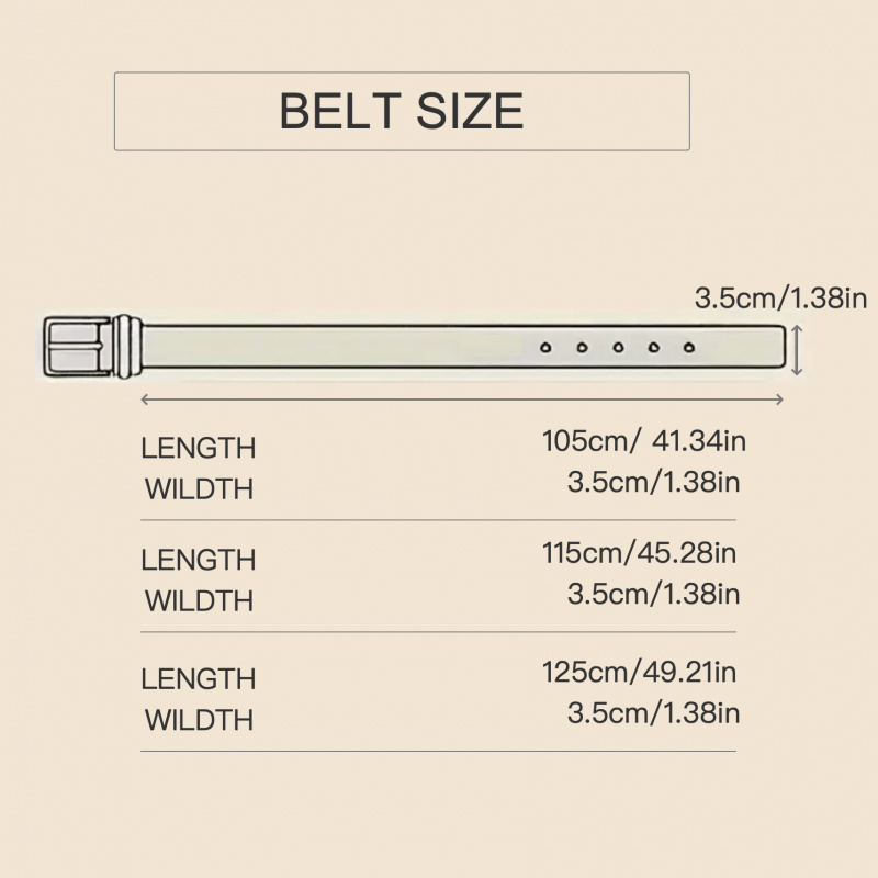 Męski pasek wizytowy, jednolit – Men'S Formal Wear Belt recenzja i cena