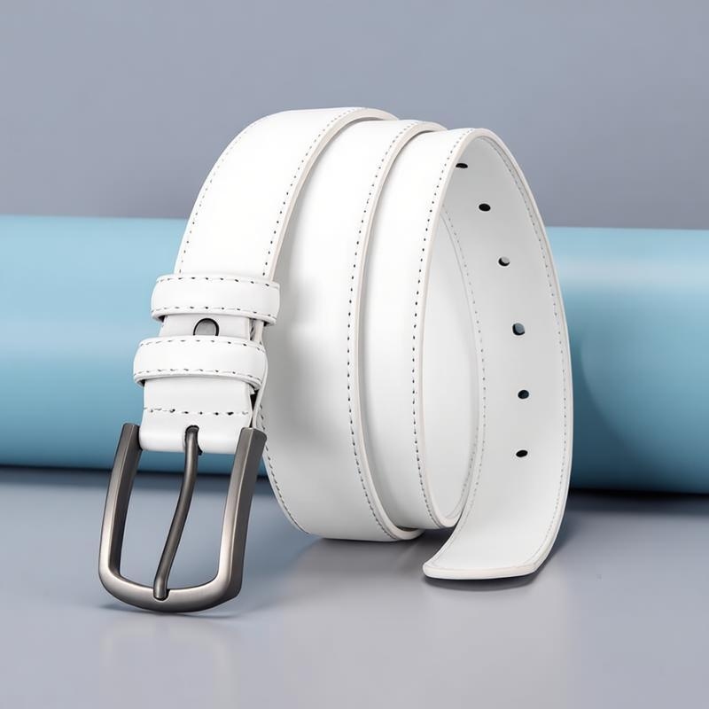 Męski pasek wizytowy, jednolit – Men'S Formal Wear Belt recenzja i cena