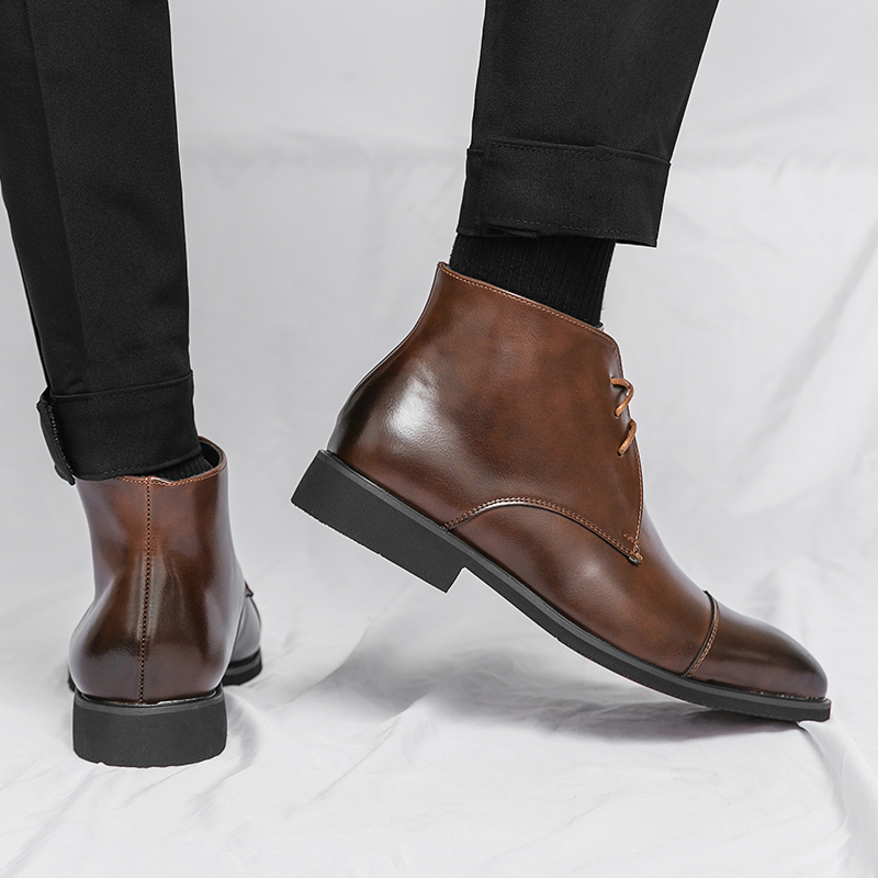 Męskie botki ze skóry naturaln – Men'S Formal Style recenzja i cena