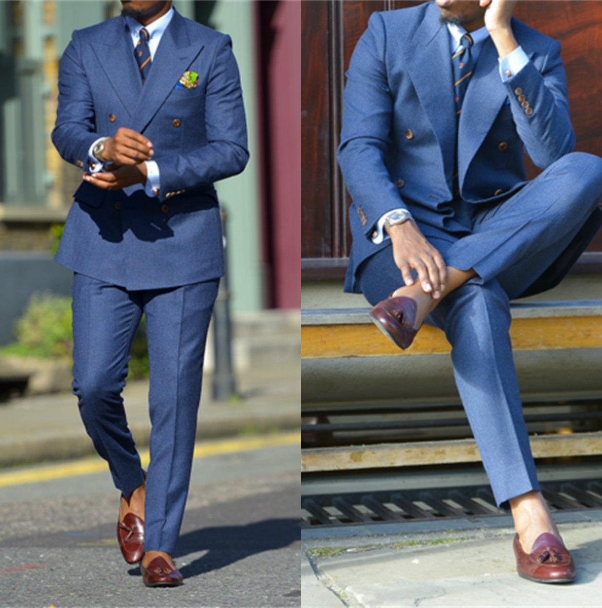 Ciemnoniebieskie formalne męsk – Men Formal Wear Blue recenzja i cena