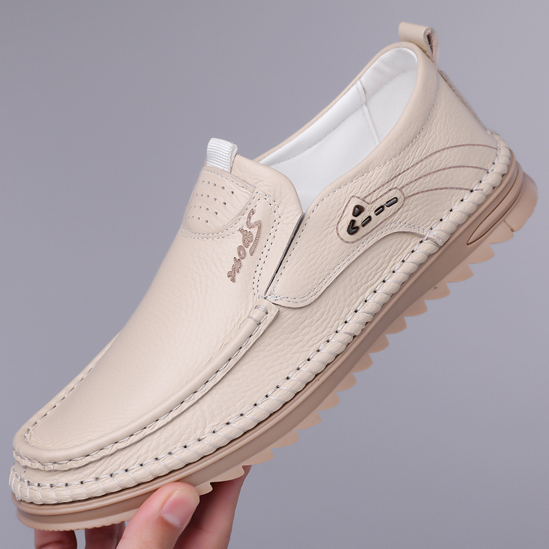 Autentyczne skórzane buty męsk – Men Formal Wear For Summer recenzja i cena