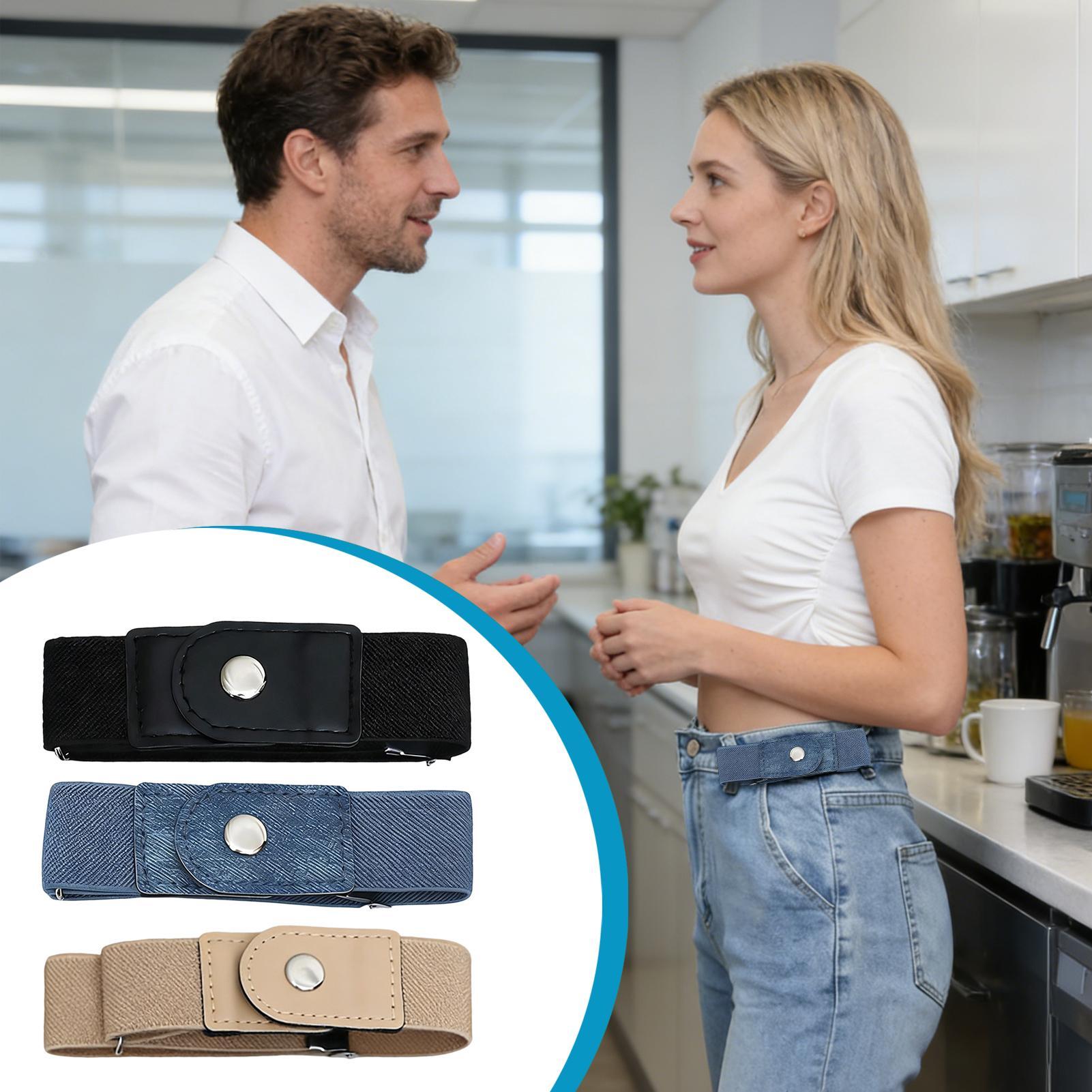 1 Para Elastycznych Pasków Bez – Men'S Formal Wear Belt recenzja i cena