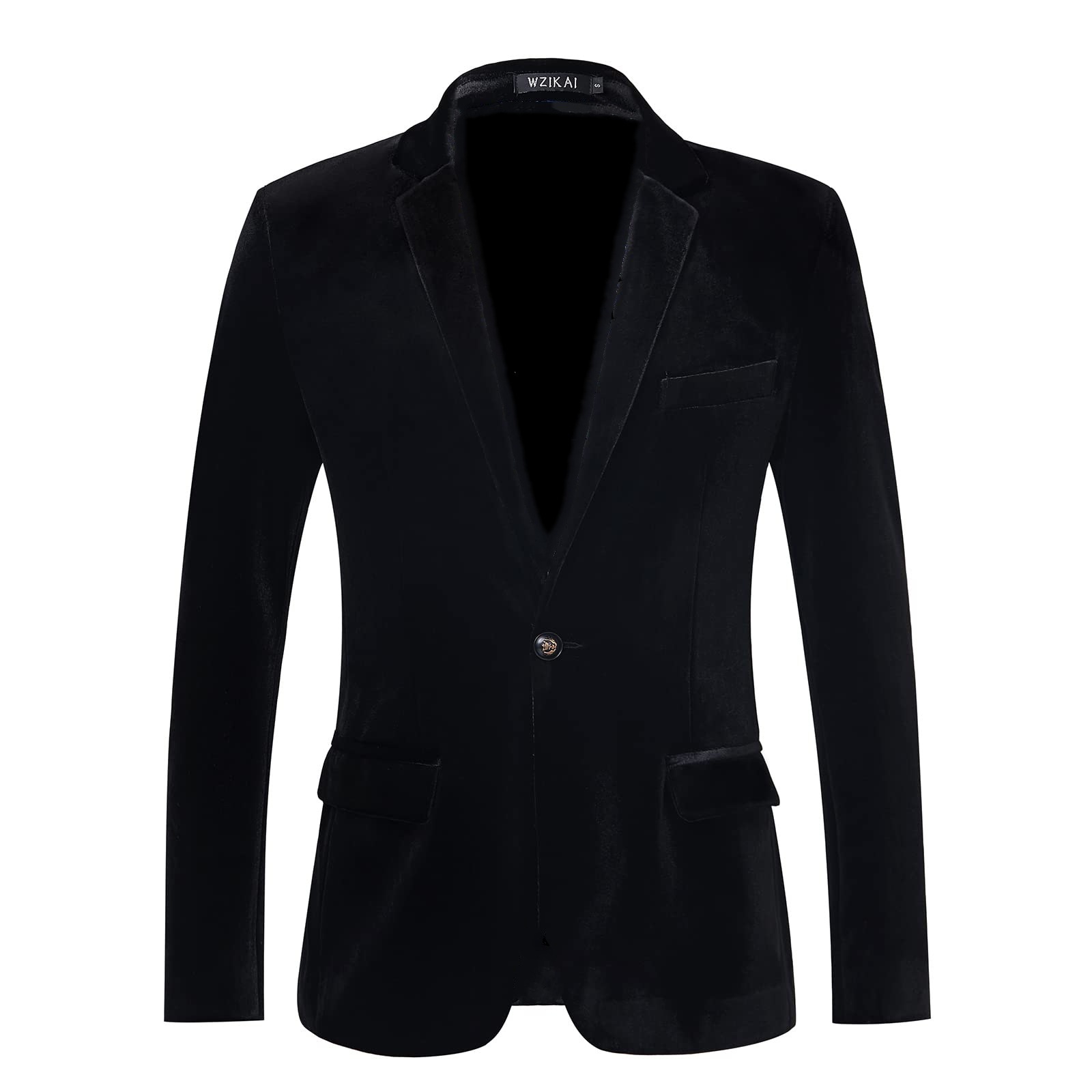 Męska, dopasowana marynarka z  – Men Formal Wear Blue recenzja i cena