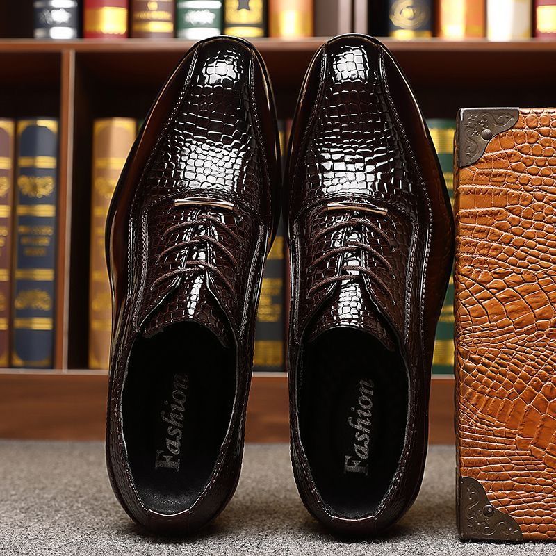 Męskie lakierowane buty wizyto – Men'S Formal Style recenzja i cena