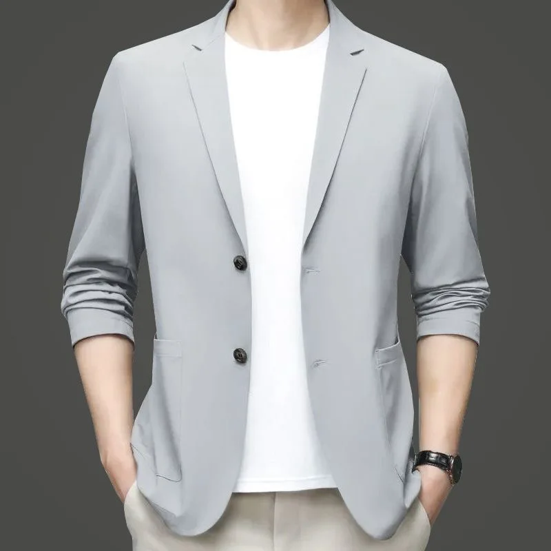Nowe letnie męskie cienkie mar – Men Formal Wear For Summer recenzja i cena