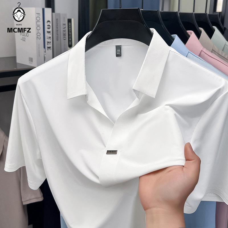 Prosta koszula męska z ukrytym – Men Formal Wear For Summer recenzja i cena