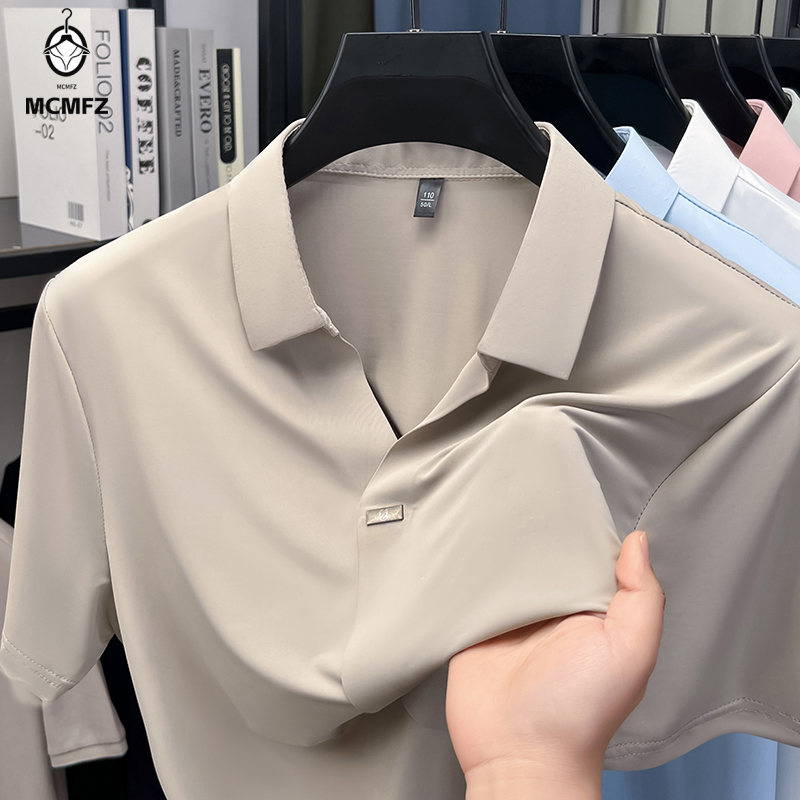 Prosta koszula męska z ukrytym – Men Formal Wear For Summer recenzja i cena