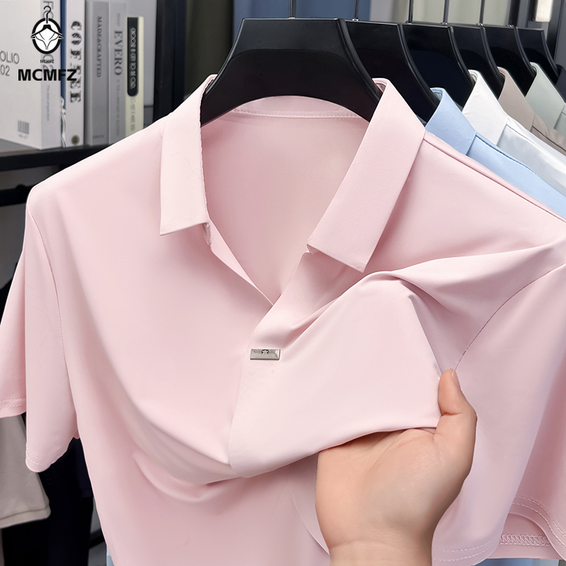 Prosta koszula męska z ukrytym – Men Formal Wear For Summer recenzja i cena