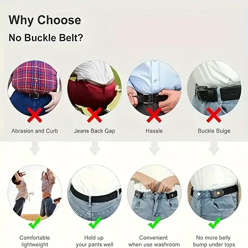 Elastyczny pasek do spodni z r – Men'S Formal Wear Belt recenzja i cena
