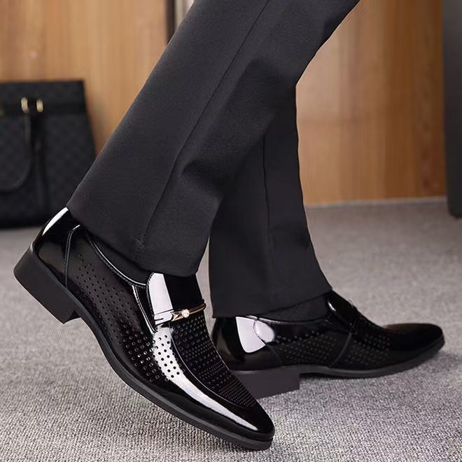 Letnie nowe skórzane buty męsk – Formal Men Office Wear Sandals recenzja i cena