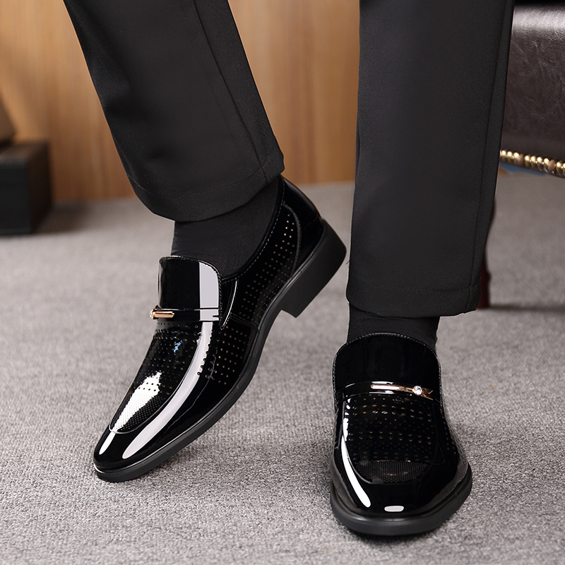 Letnie nowe skórzane buty męsk – Formal Men Office Wear Sandals recenzja i cena
