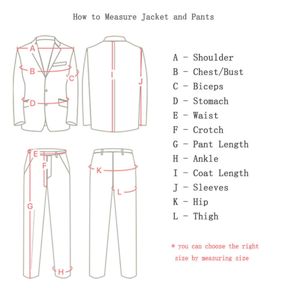 Dostosowany, dopasowany trzycz – Men Formal Wear Combination recenzja i cena