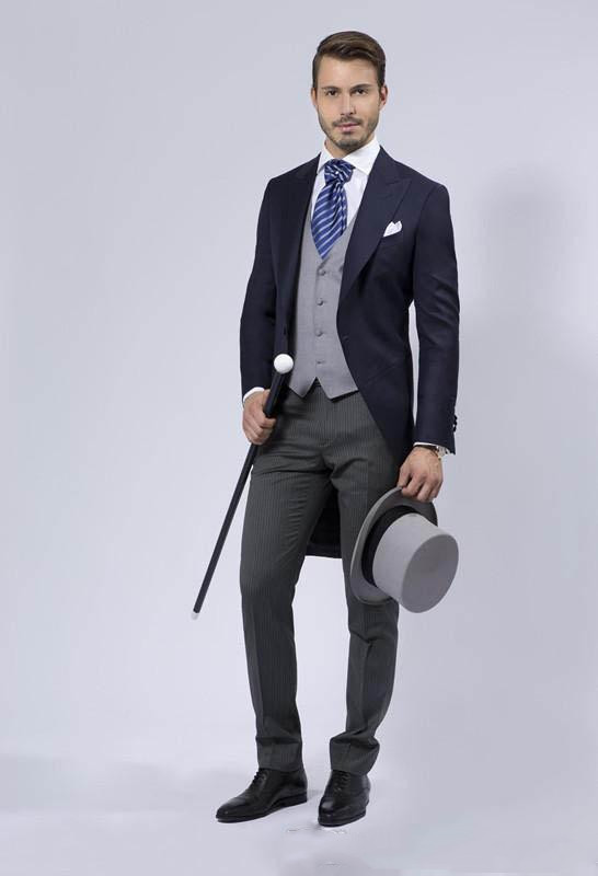 Szyte na miarę fraki dla pana  – Men Formal Wear Blue recenzja i cena