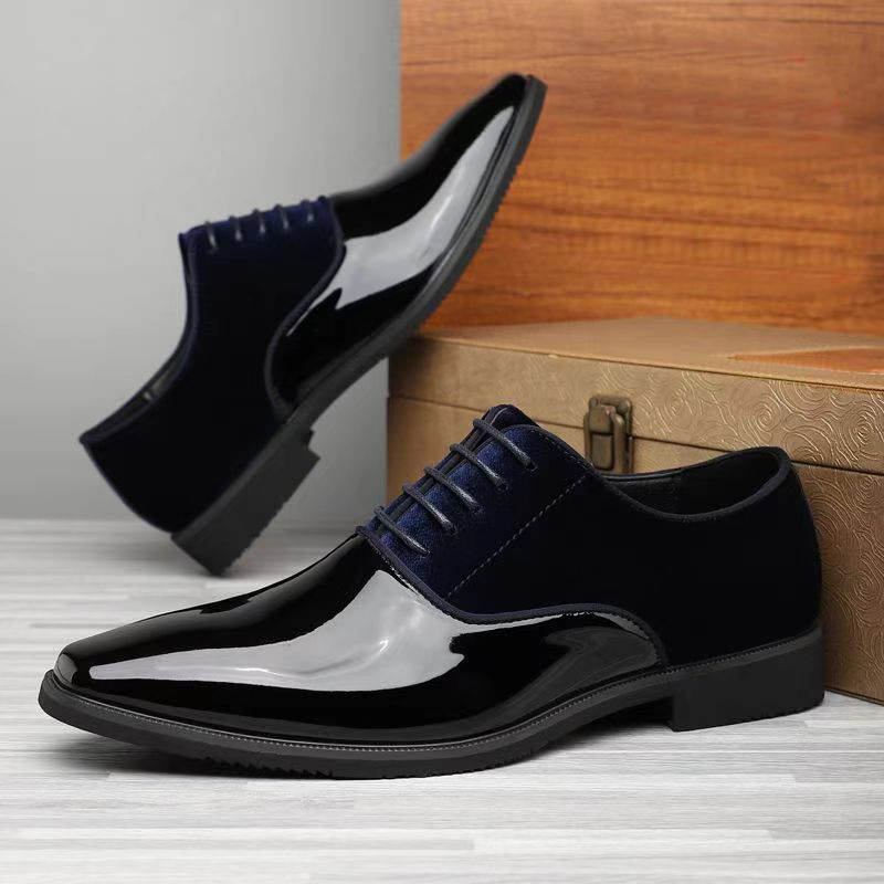 Męskie buty wizytowe Oxford z  – Men Formal Wear Dress recenzja i cena