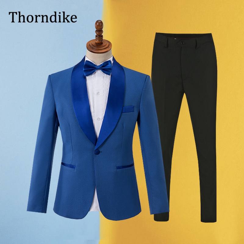 Gwenhwyfar Niebieski Garnitur  – Men Formal Wear Blue recenzja i cena