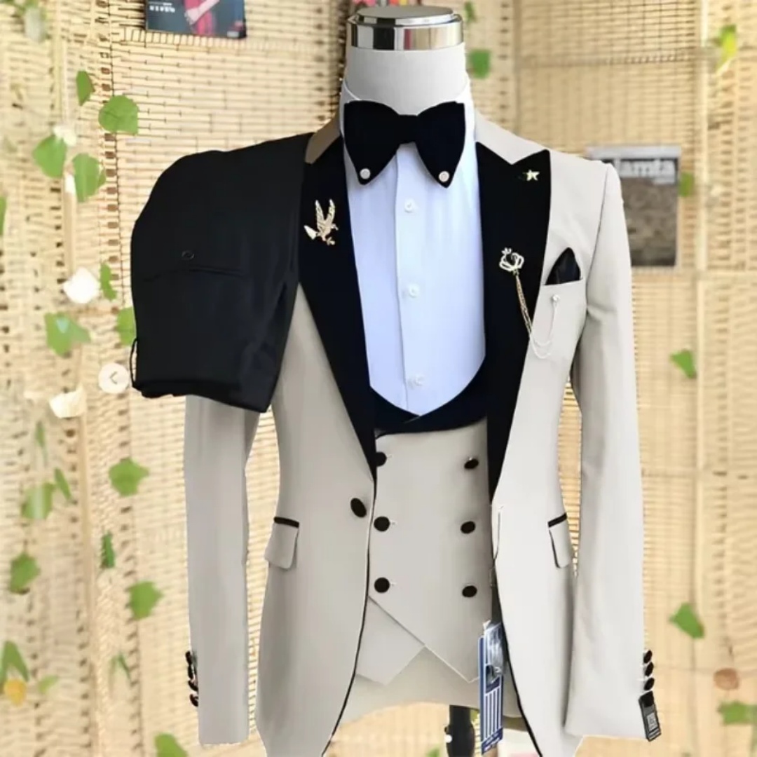 Elegancki 3-częściowy garnitur – Men'S Formal Wear Not Suit recenzja i cena