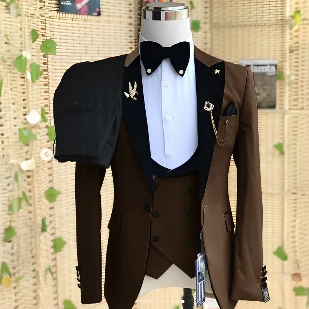 Elegancki 3-częściowy garnitur – Men'S Formal Wear Not Suit recenzja i cena