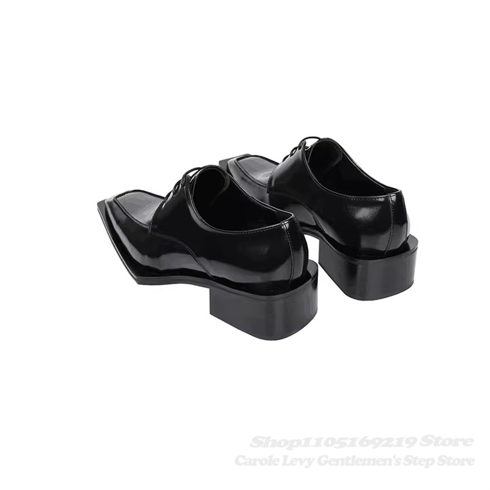 Czarne lakierowane męskie buty – Men'S Formal Style recenzja i cena